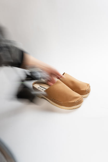 V - DONAU + Collaboration with FFWDgoods + Canvas Clogs + Cinnamon