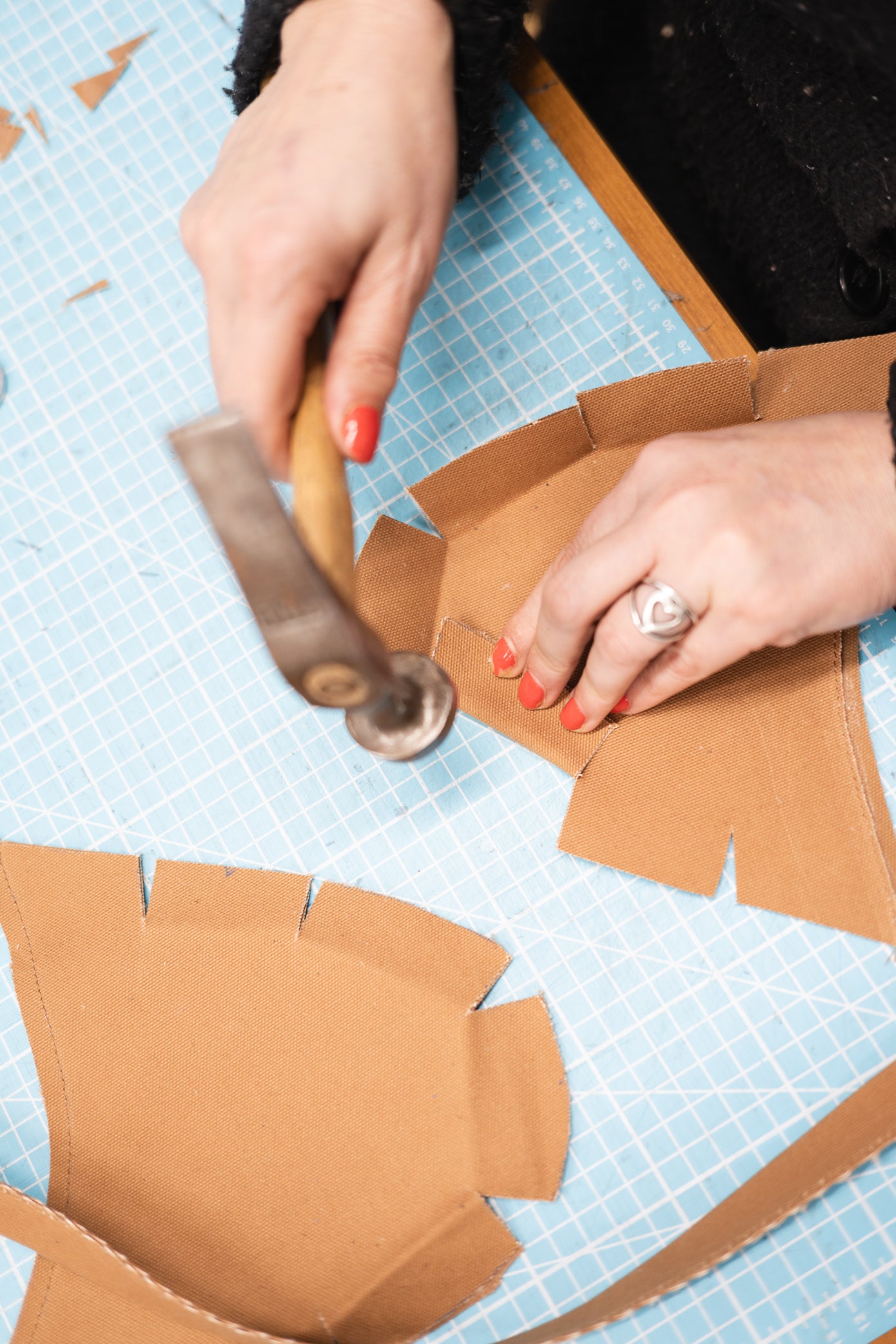 V - DONAU + Collaboration with FFWDgoods + Canvas Clogs + Cinnamon