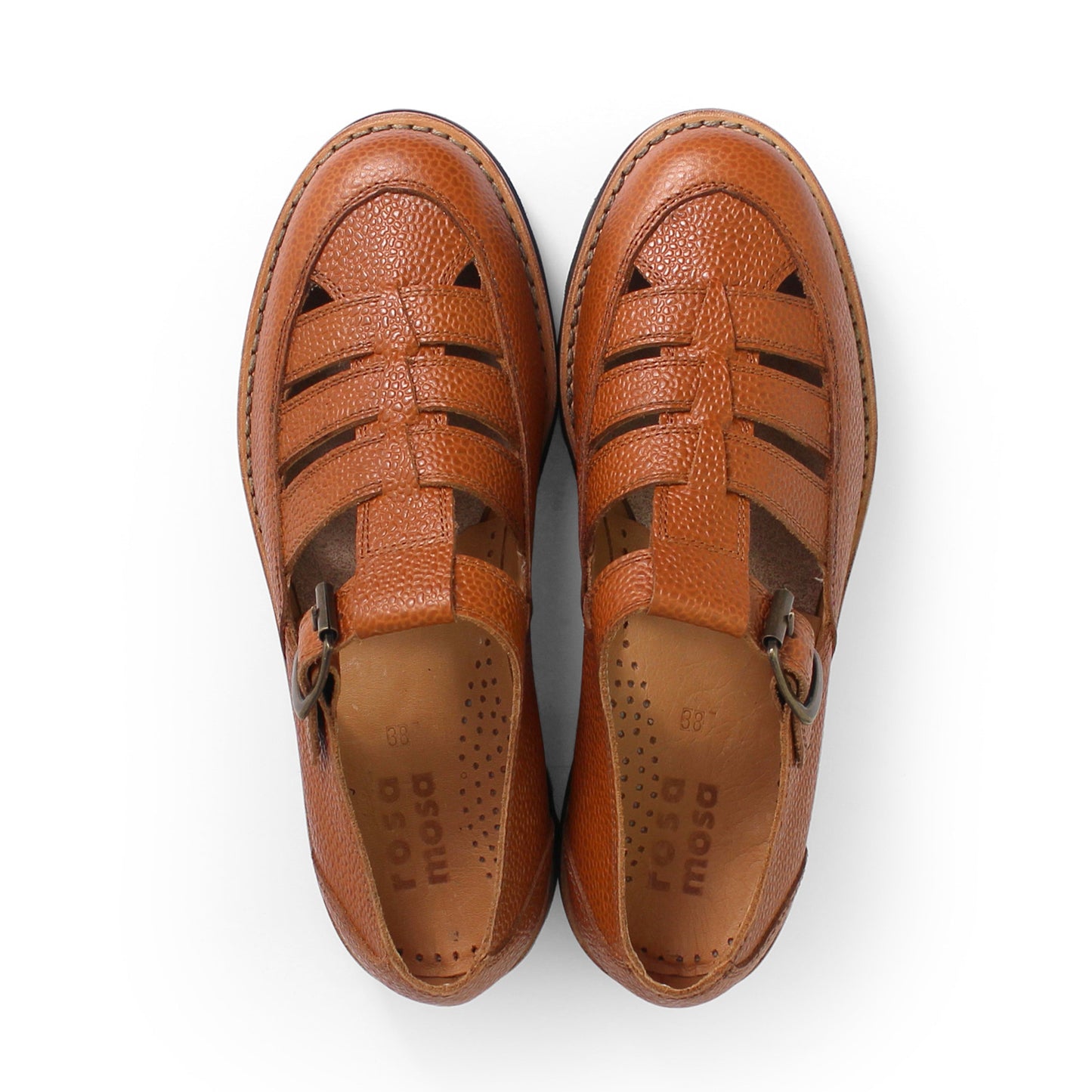 GABOR TWEETY + Welted Leather Sandals + Cloudy Brown
