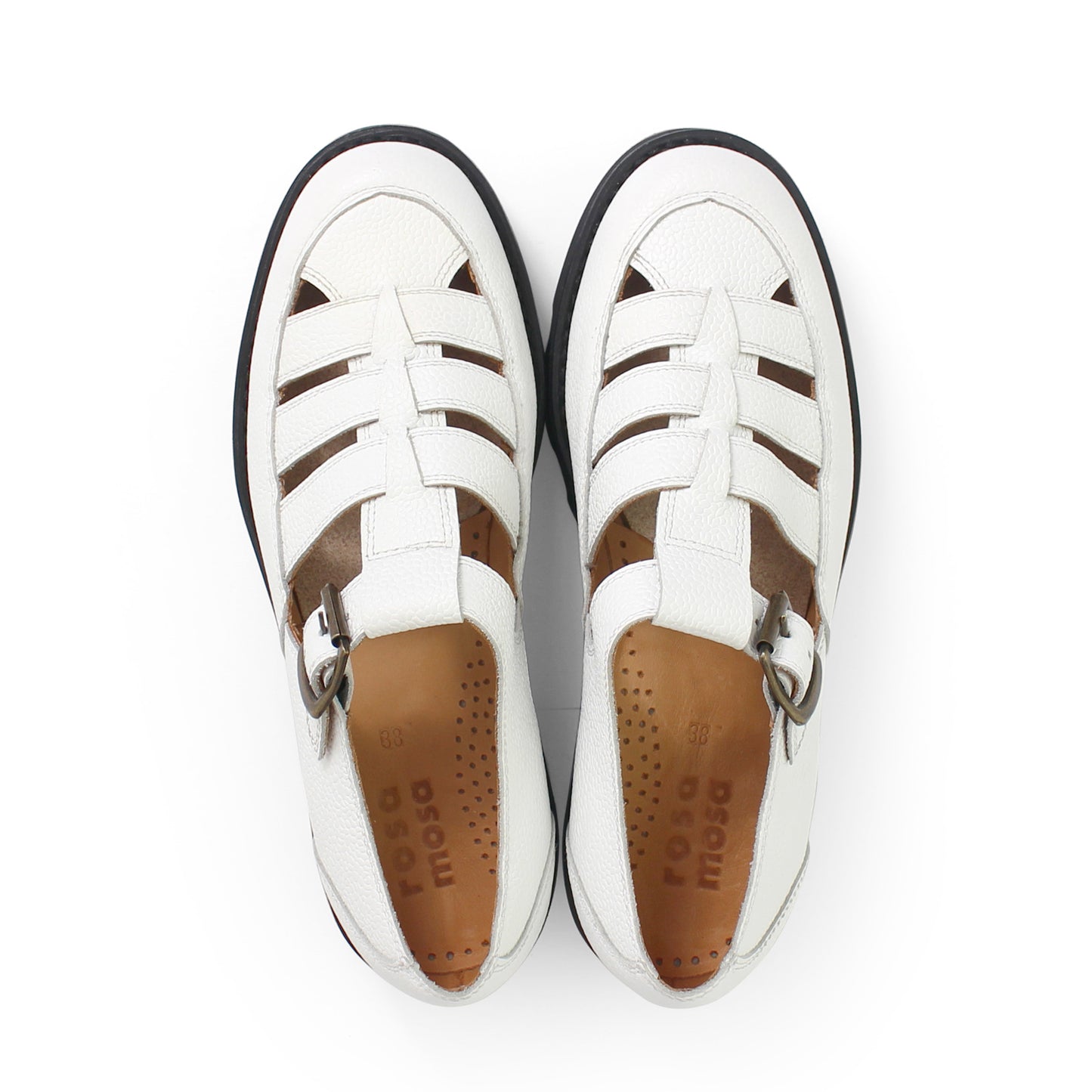 GABOR TWEETY + Welted Leather Sandals + Cloudy White