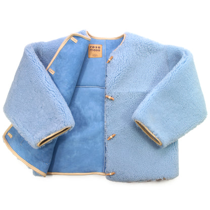 Jacket METEOR + Reversible Shearling Jacket + Ice Blue