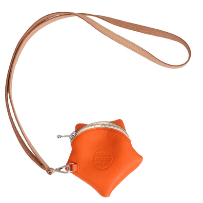 KAISERSEMMEL Leather Coincase Wallet  + Deep Orange
