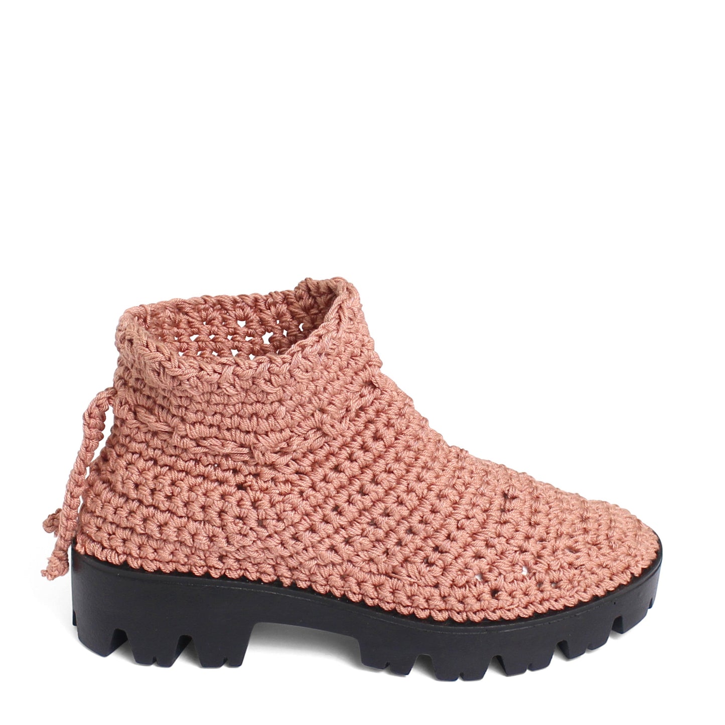 limited edition LENUTA + Cotton Crochet Shoes + Nougat