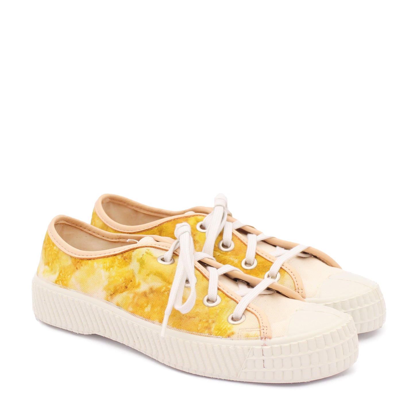 MILAN CANVAS + Low Canvas Sneakers + Eco Print Sun Camou