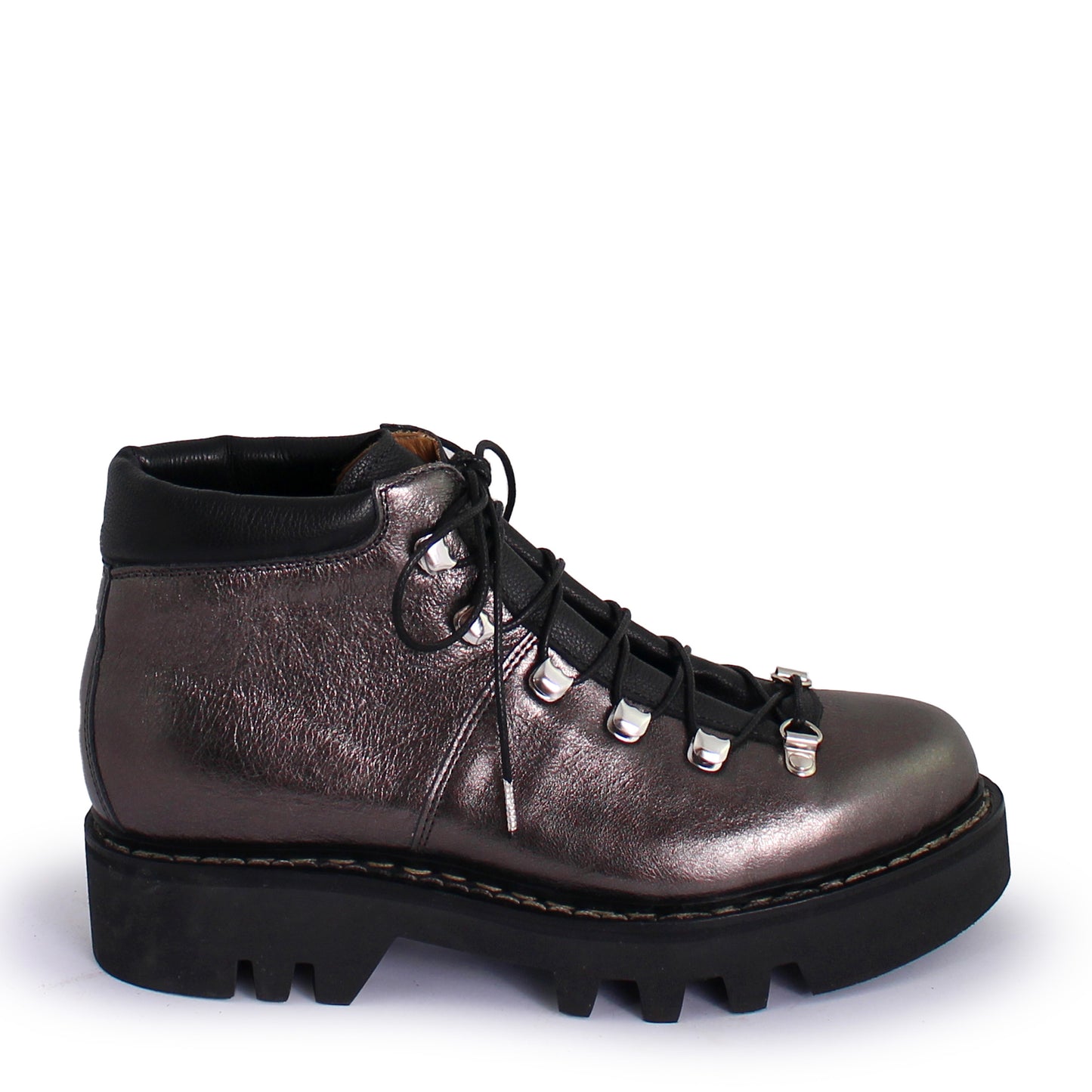 Rosa Mosa Similaun dark metallic leather hiking welted boot