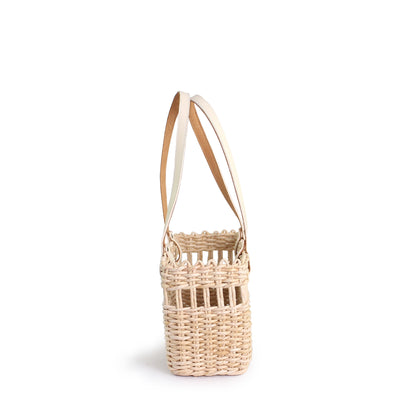 VALERIA SHOPPER BAG mini + Cornleaf Mini Bag + Off White