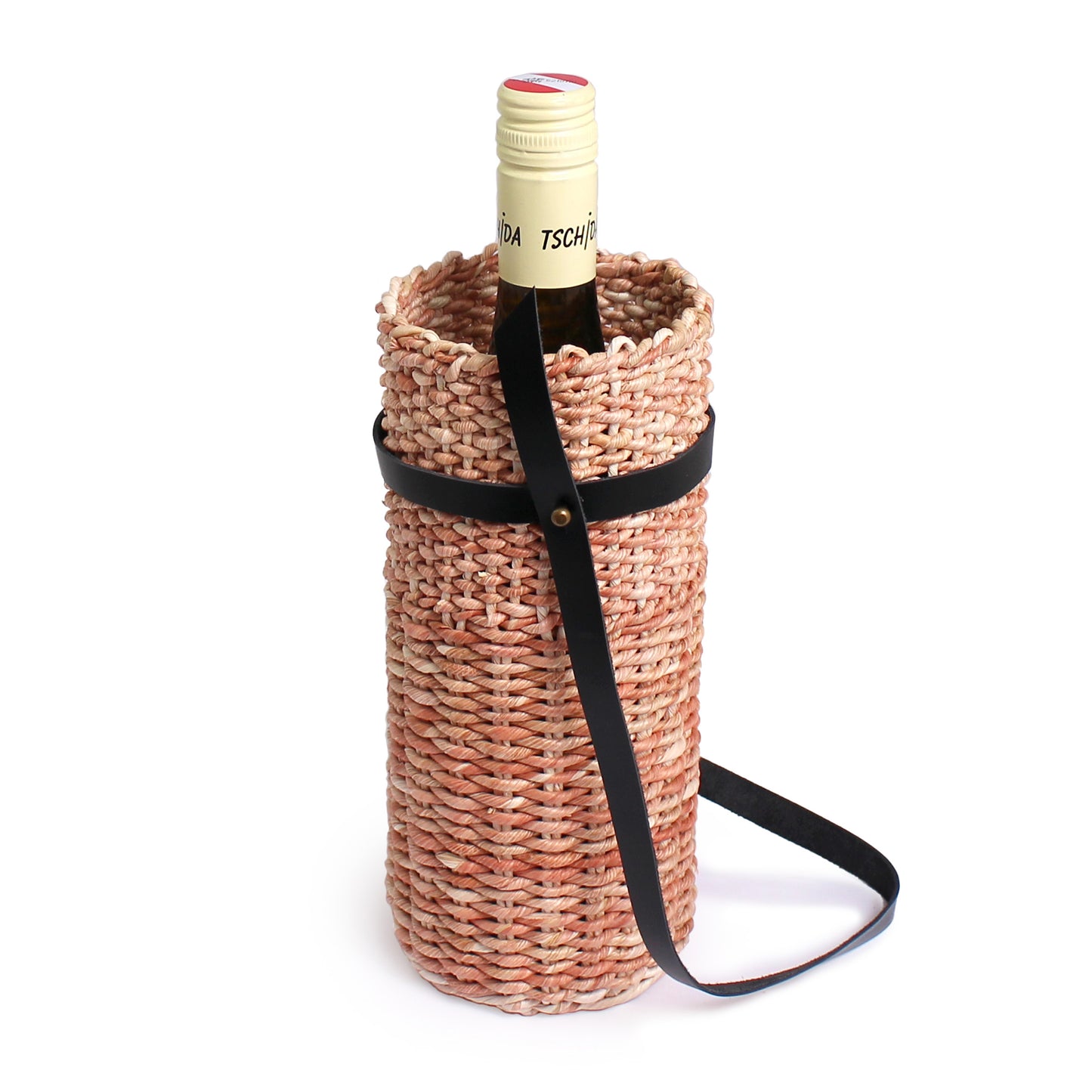 VALERIA Cornleaf Bottle Bag + Red Black