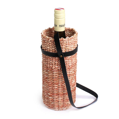 VALERIA Cornleaf Bottle Bag + Red Black