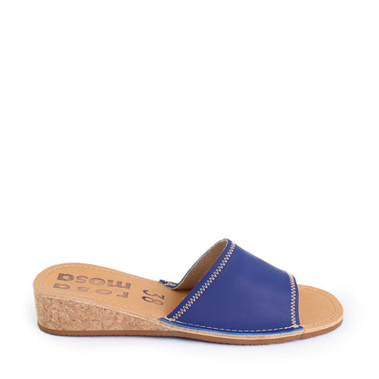 ZIC-ZAC SLIDES + Leather Slides + Ink