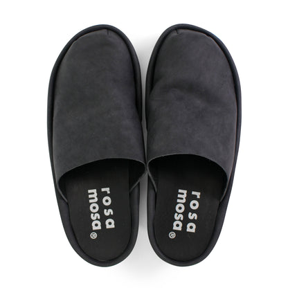 BOAT + Leather Clog Shoes + Black