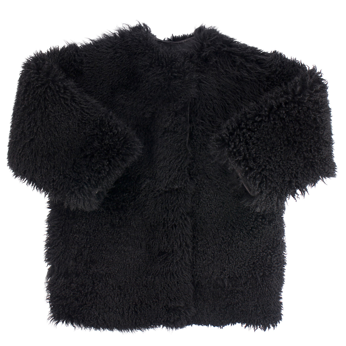 Long Jacket COMET L + Reversible Shearling Jacket + Black L