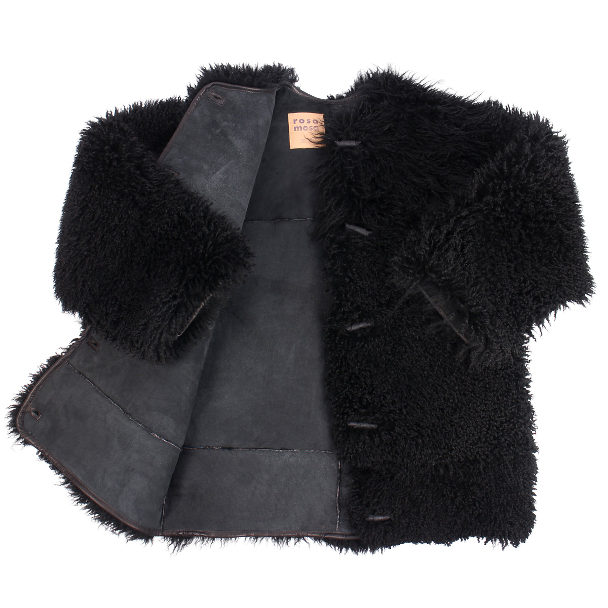 Long Jacket COMET L + Reversible Shearling Jacket + Black L