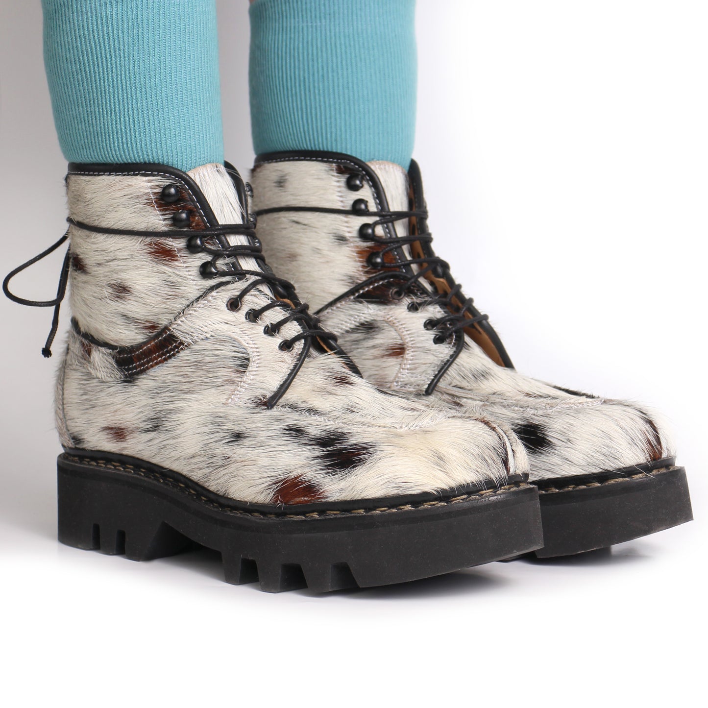 Delemont Boots Mucca + Norwegian Welted natural Leather Boots + Multi
