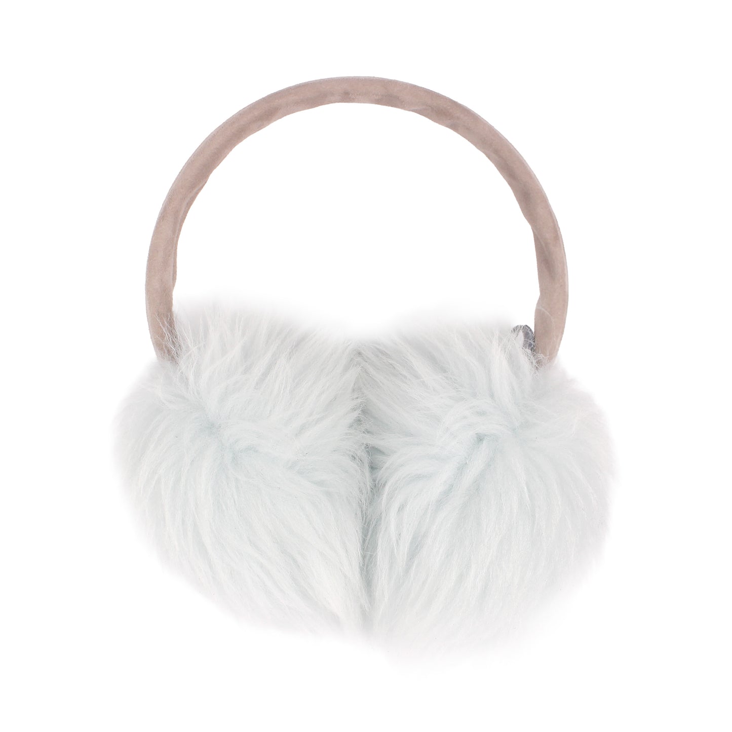 EAR WARMERS L + Shearling leather earmuffs + Sky Blue