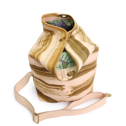 SAILINB M BAG + Leather Sailing Bag + Powder Beige COFFEE
