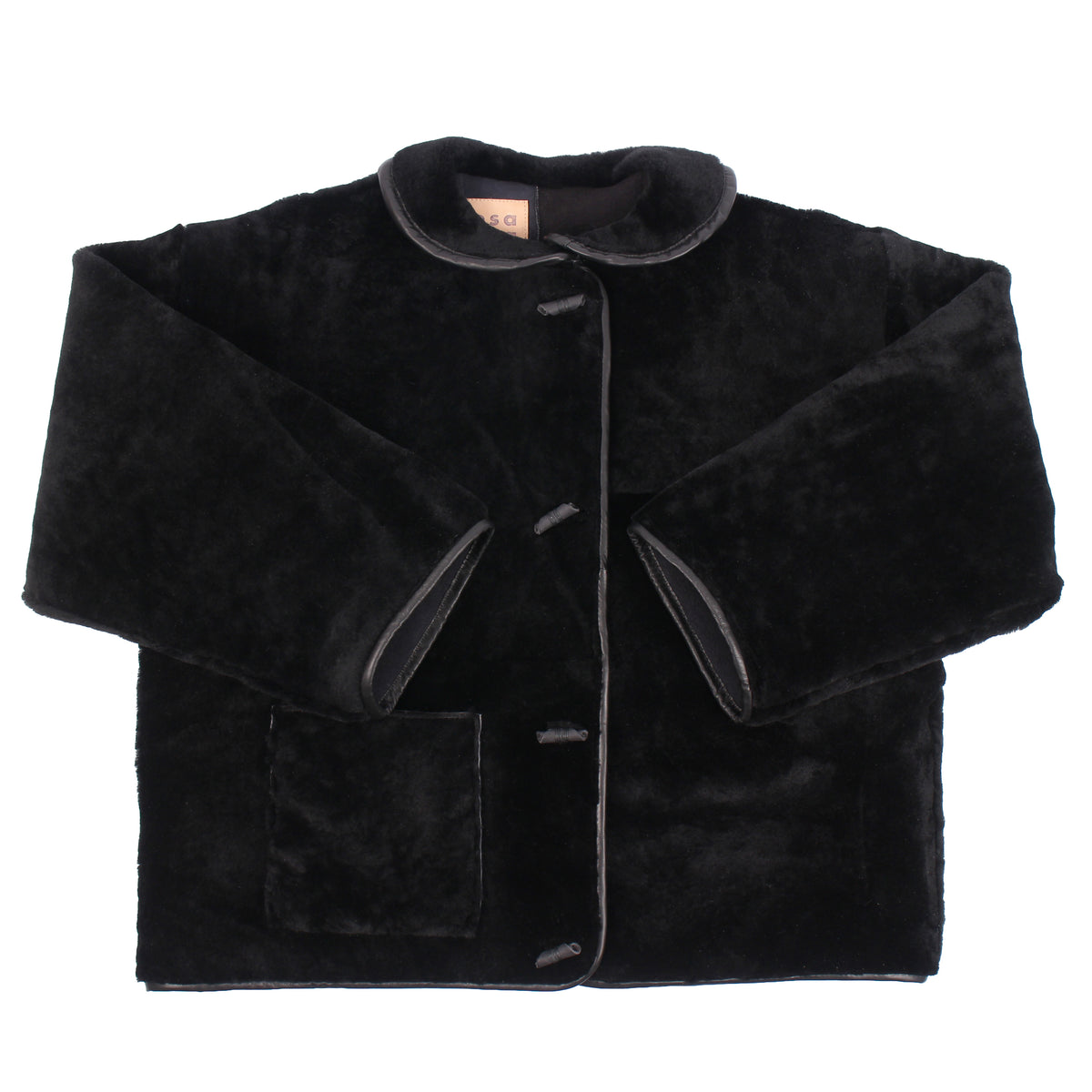 Jacket METEOR COLLAR + Reversible Shearling Jacket + Soft Black