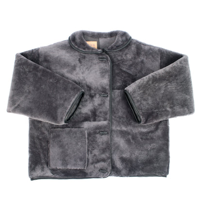 Jacket METEOR COLLAR + Reversible Shearling Jacket + Soft Gray