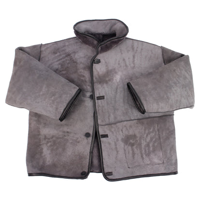Jacket METEOR COLLAR + Reversible Shearling Jacket + Soft Gray