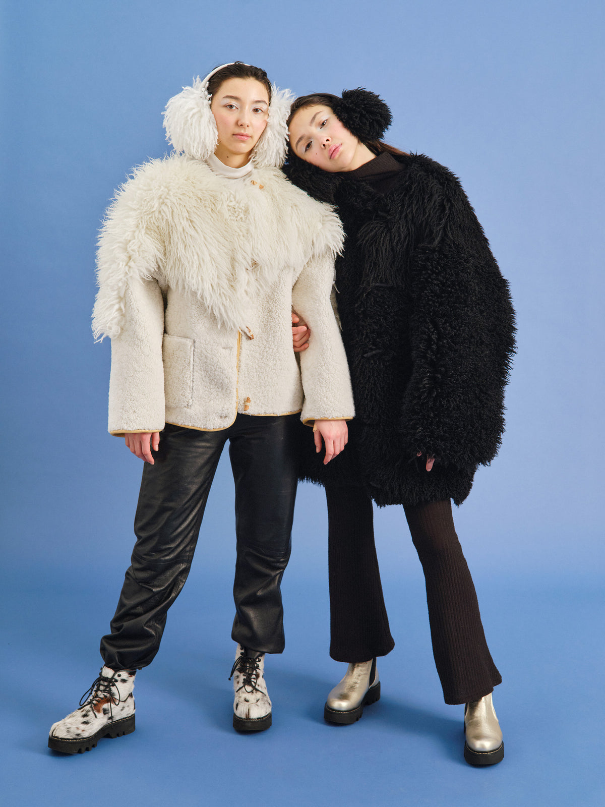 Jacket VENUS + Reversible Shearling Jacket + Off White