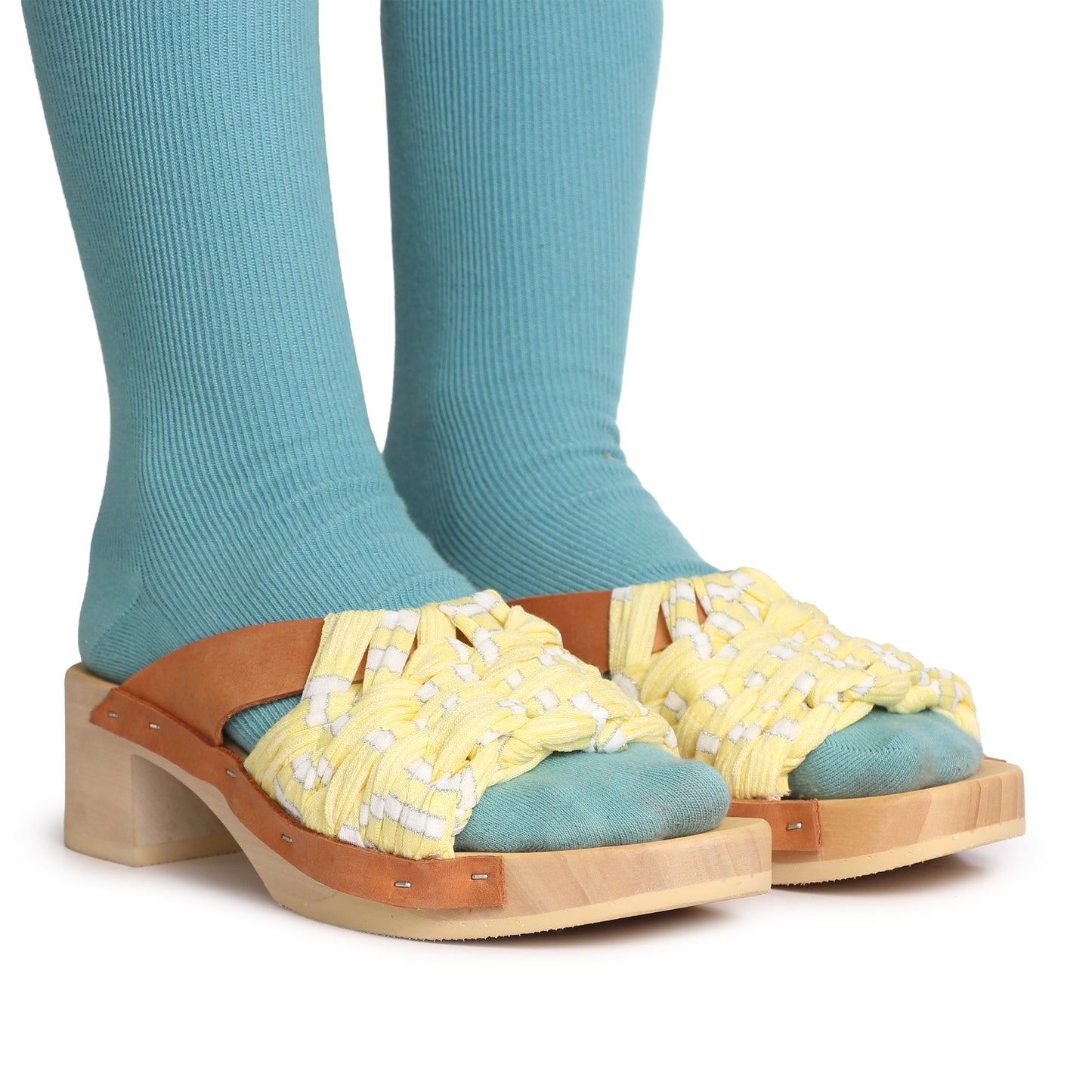 limited edition ROCCO FLEX MAX + Cotton Clog Sandals + Sun Yellow