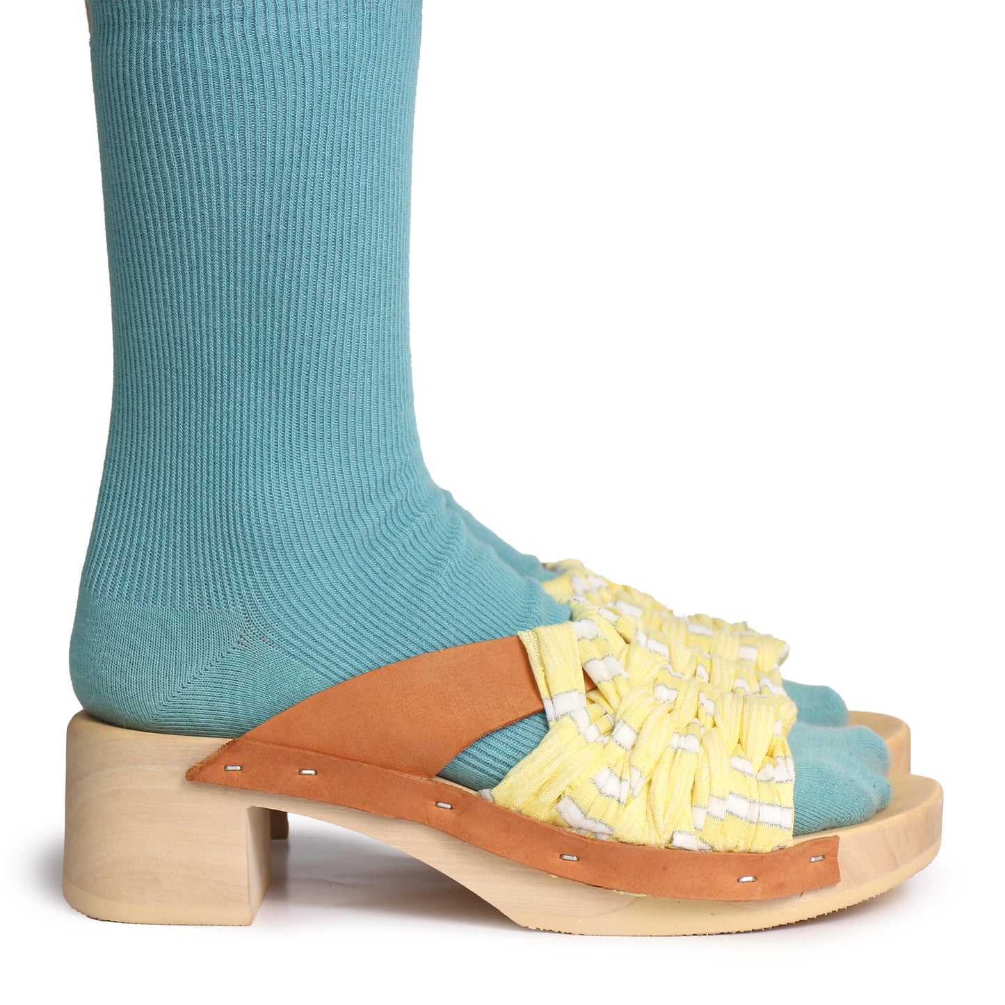 limited edition ROCCO FLEX MAX + Cotton Clog Sandals + Sun Yellow