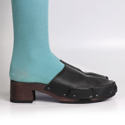 ROCCO NOMAD SIMPLE + Leather Clog + All Black