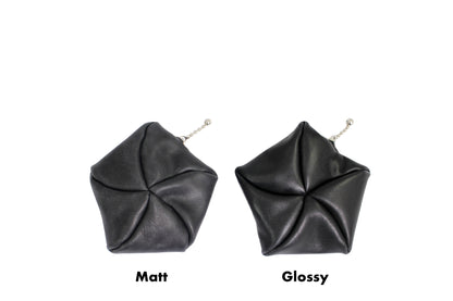 rosa mosa black leather coincase wallet semmel bread
