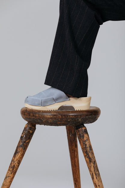 DONAU SIMPLE + Leather Clogs + Lavande