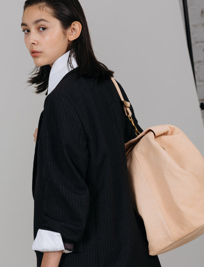 SAILING M BAG + Leather Sailing Bag + Powder Beige