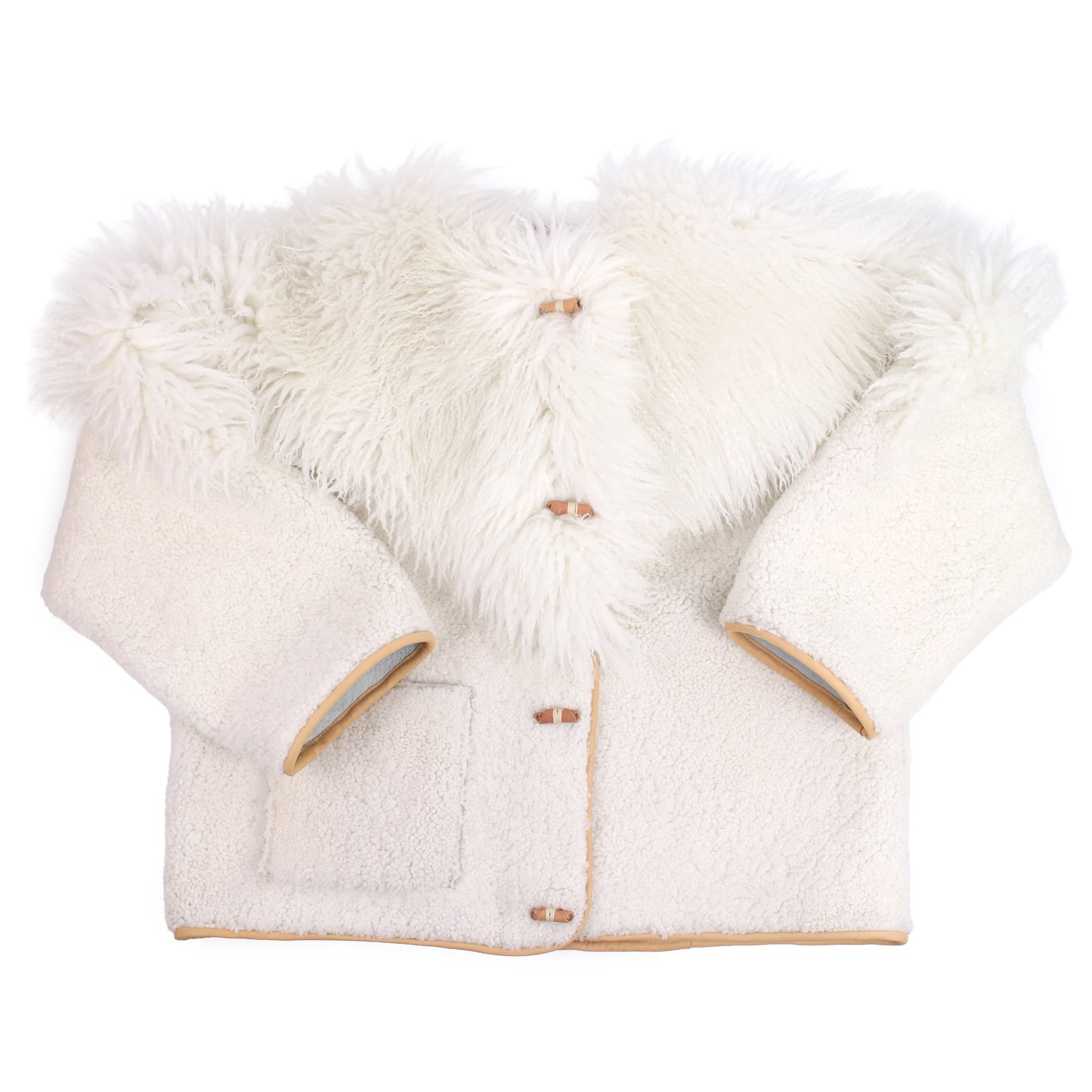 Jacket VENUS + Reversible Shearling Jacket + Off White
